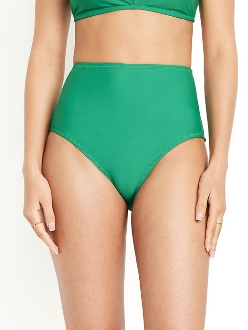 Old Navy Matte High-Waisted Bikini Swim Bottoms